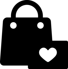 Gift Bag Stencil Svg Design File, Free Vectors File